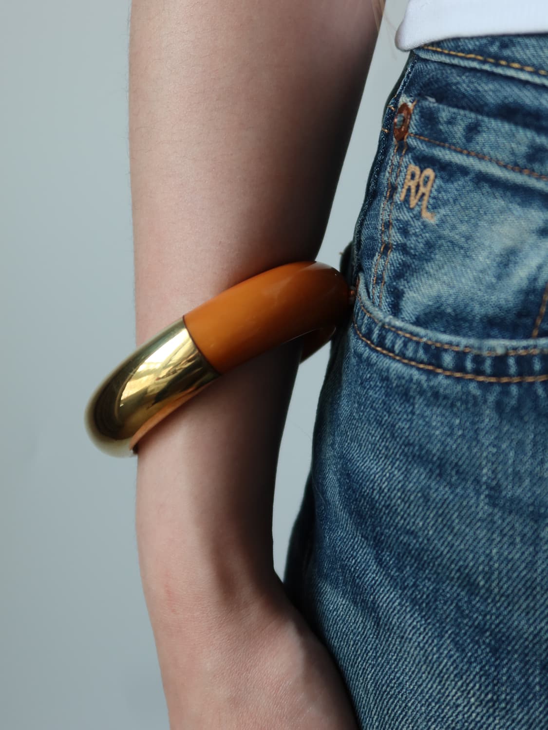 gold & caramel bangle 상품이미지4