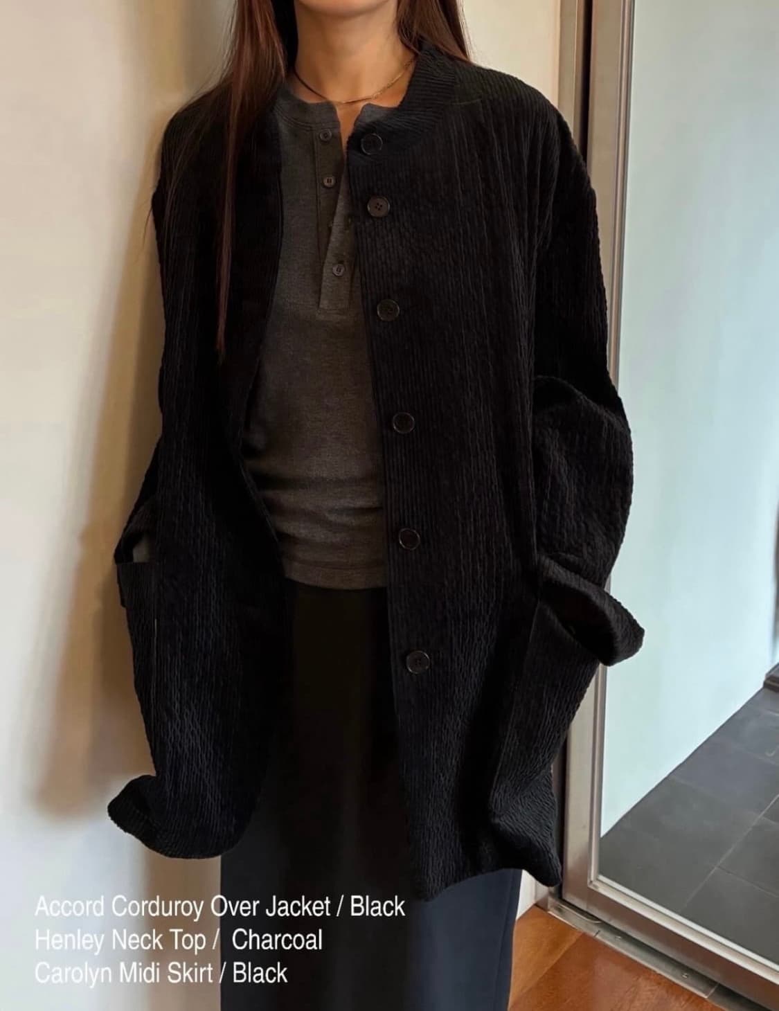 lfm accord corduroy over jacket 상품이미지2