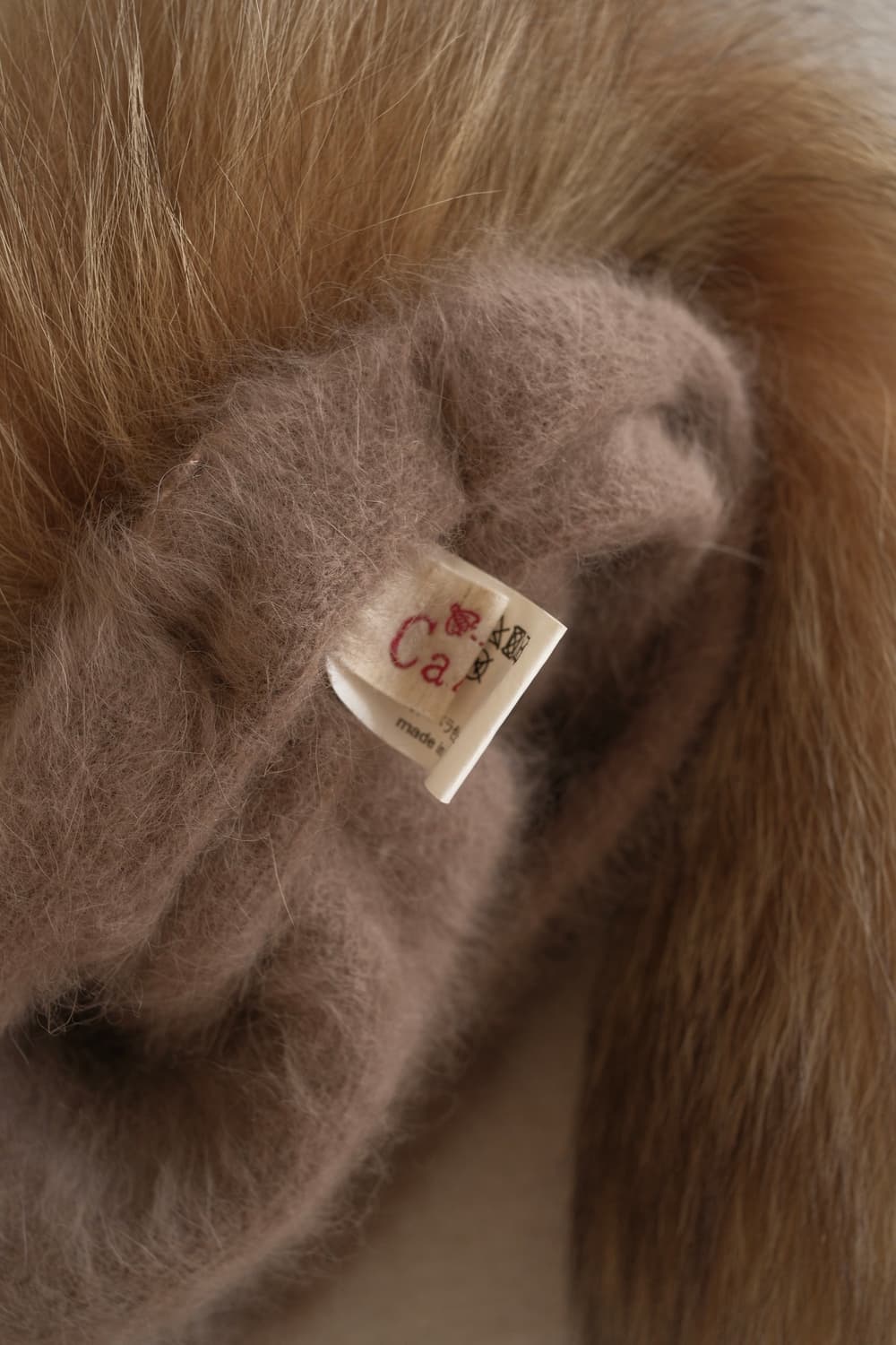 Angora & racoon fur beanie 상품이미지7