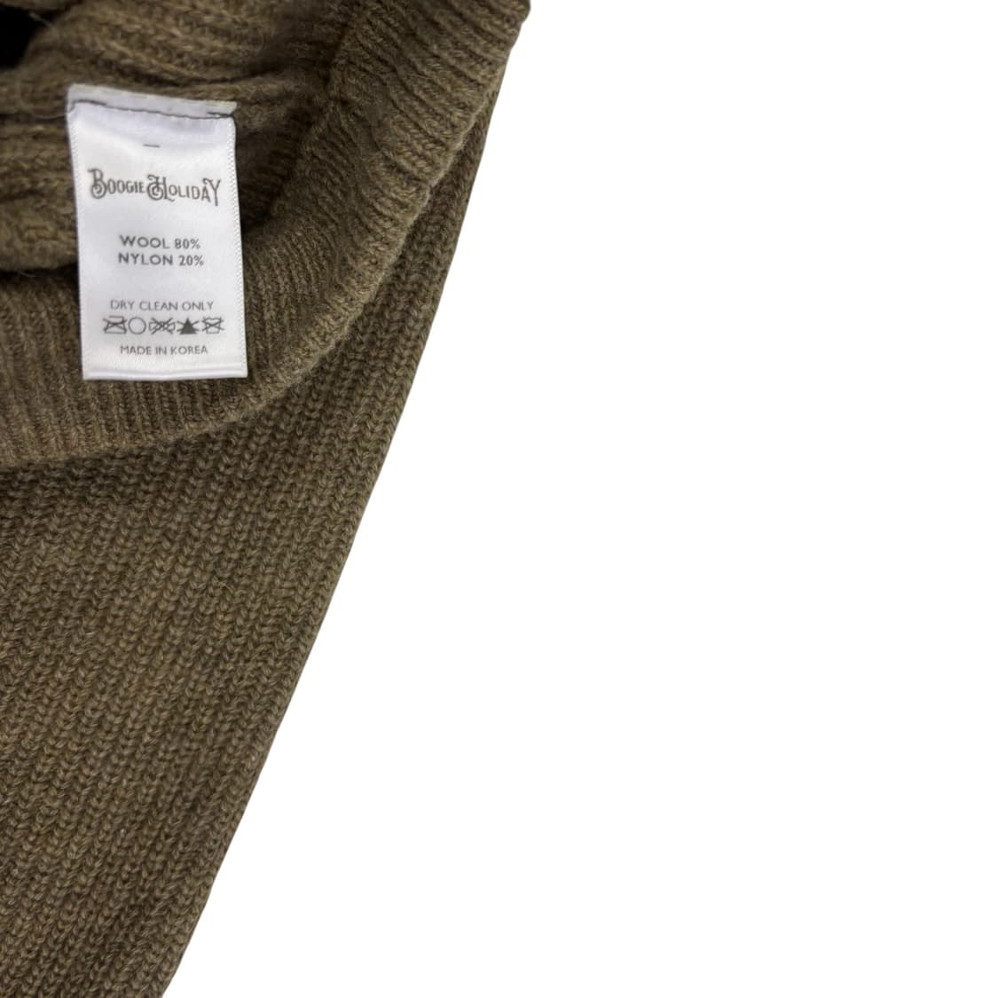 부기홀리데이 램스울 라운드넥 가디건 상품이미지4