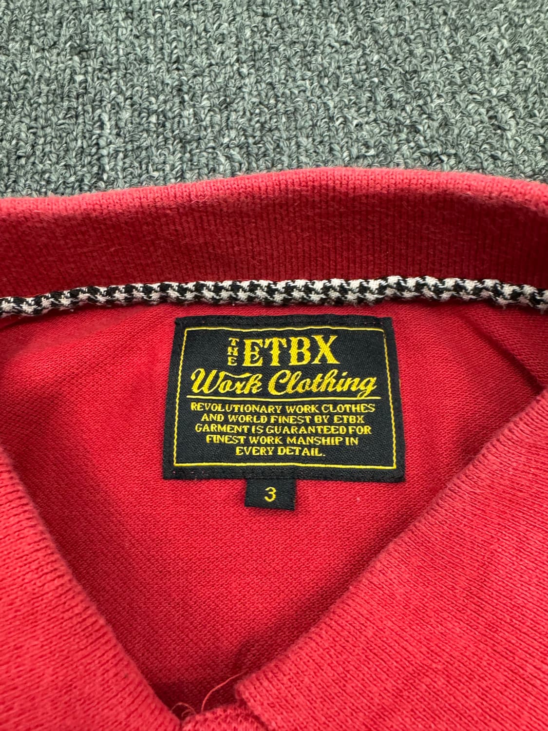 3)The Etbx 빈티지 패치 자수 카라 반팔 상품이미지4