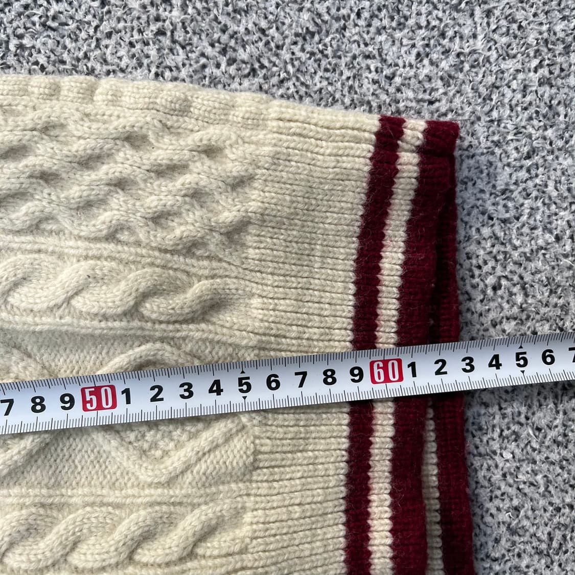 XS 프레드페리 케이블 니트 0403M 상품이미지5