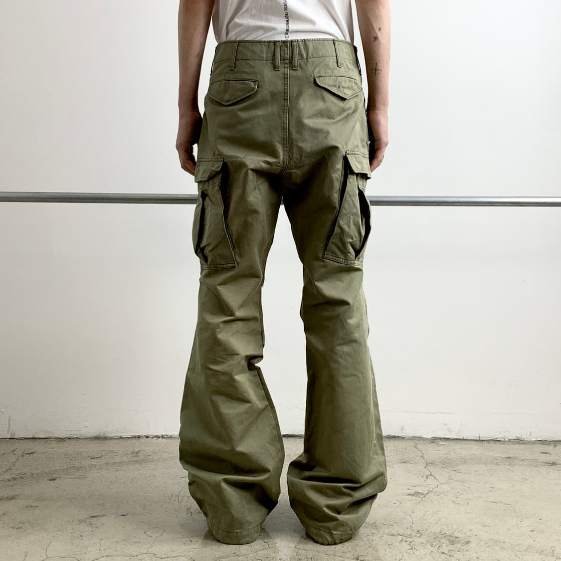 준 하시모토 파라슈트 카고 플레어 팬츠 상품이미지3