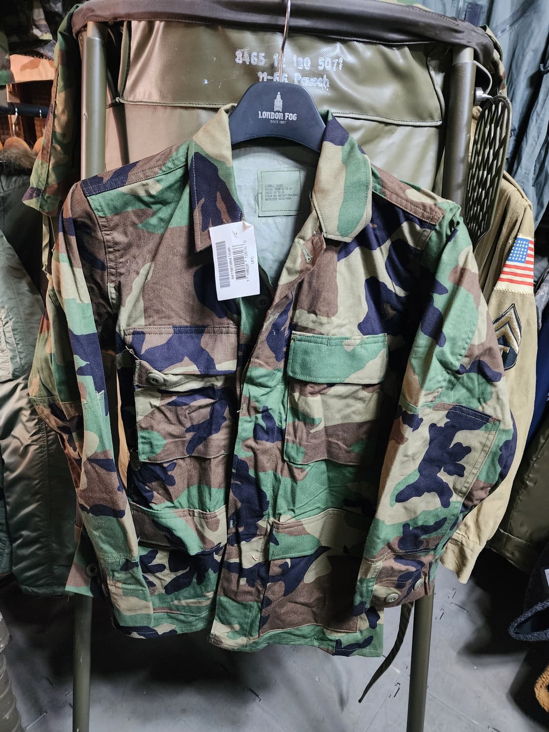 미군 오리지널 우드랜드 전투복 상의 BDU 상품이미지1