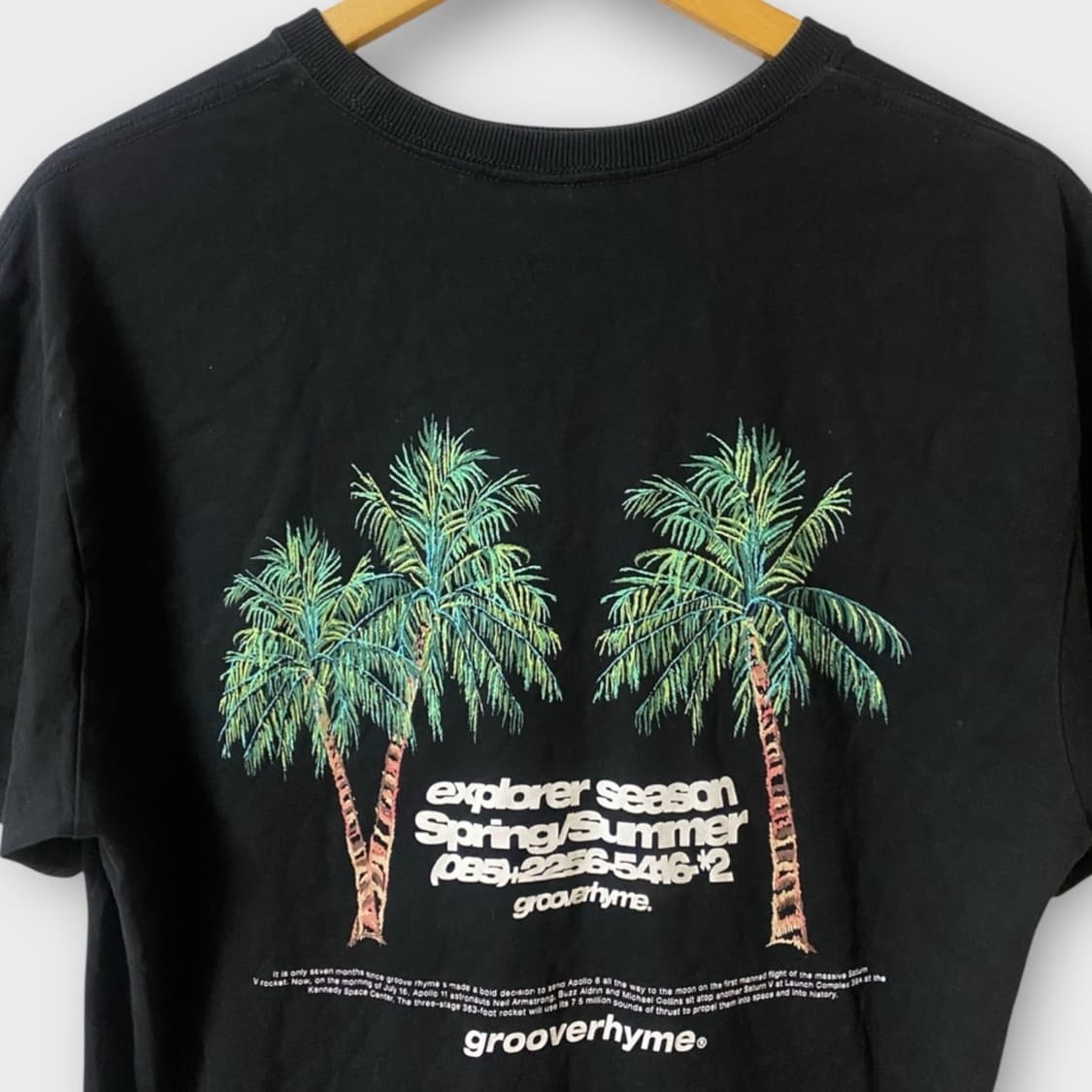 그루브라임 PALMTREE PRINT T-SHIRT. S-M 상품이미지3