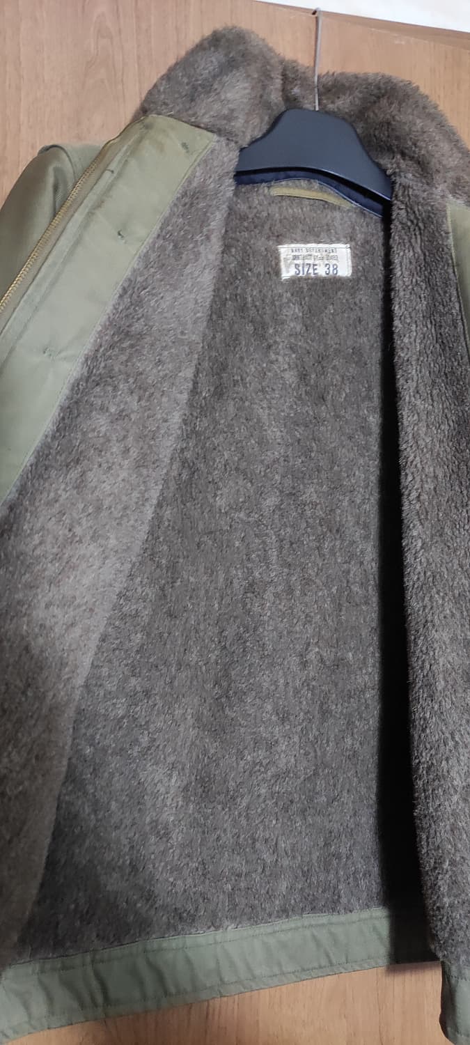 40s 오리지널 usn 덱자켓 100사이즈 표기 38 상품이미지6