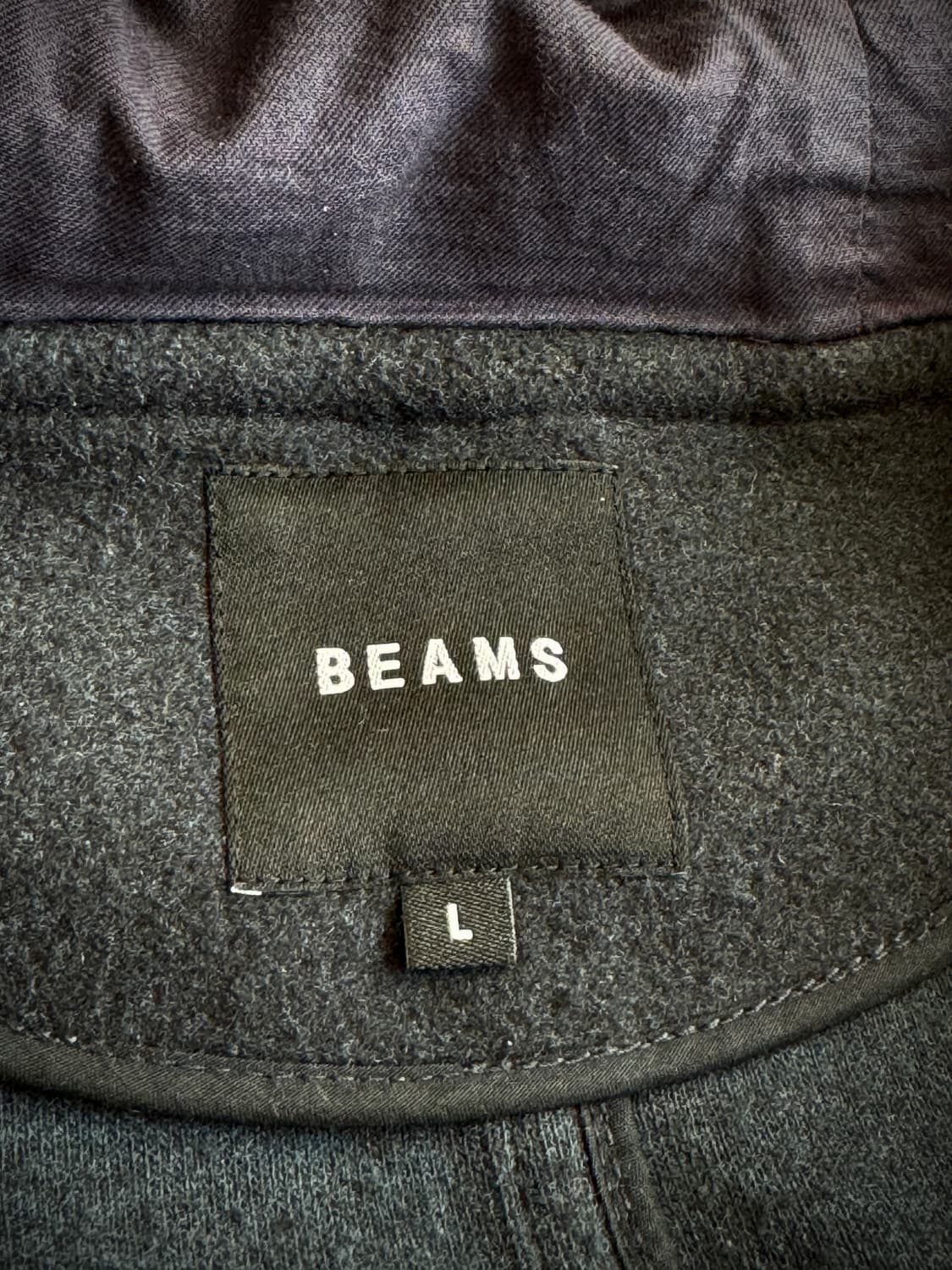 [BEAMS] 미드 레벨 밀리터리 더플 코트 (Charcoal) 상품이미지9