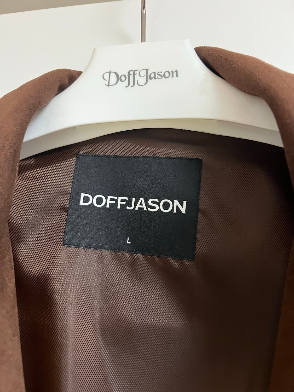 도프제이슨 오버핏 풀업 스웨이드 싱글 자켓 MOCHA 상품이미지5