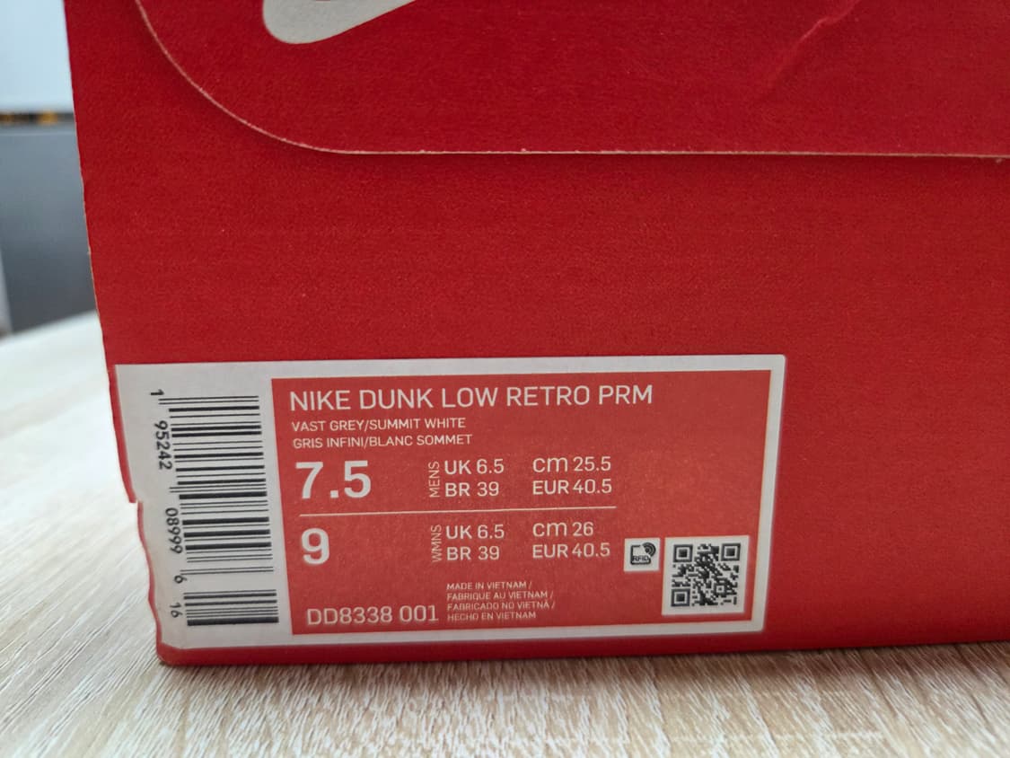 [255]나이키 덩크 로우 바스트 그레이  상품이미지2