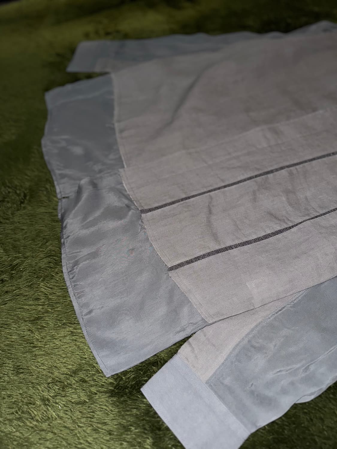 [3] XLIM 엑슬림 EP.5 01 큐프라 릴렉스 핏 셔츠 그레이 상품이미지5