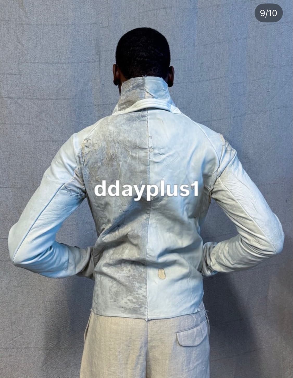 잠바렛 - 24SS 문스타 레더 아크 자켓 상품이미지9