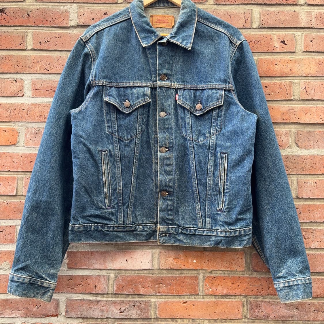 80s USA 리바이스 71506 데님 트러커 자켓 상품이미지5