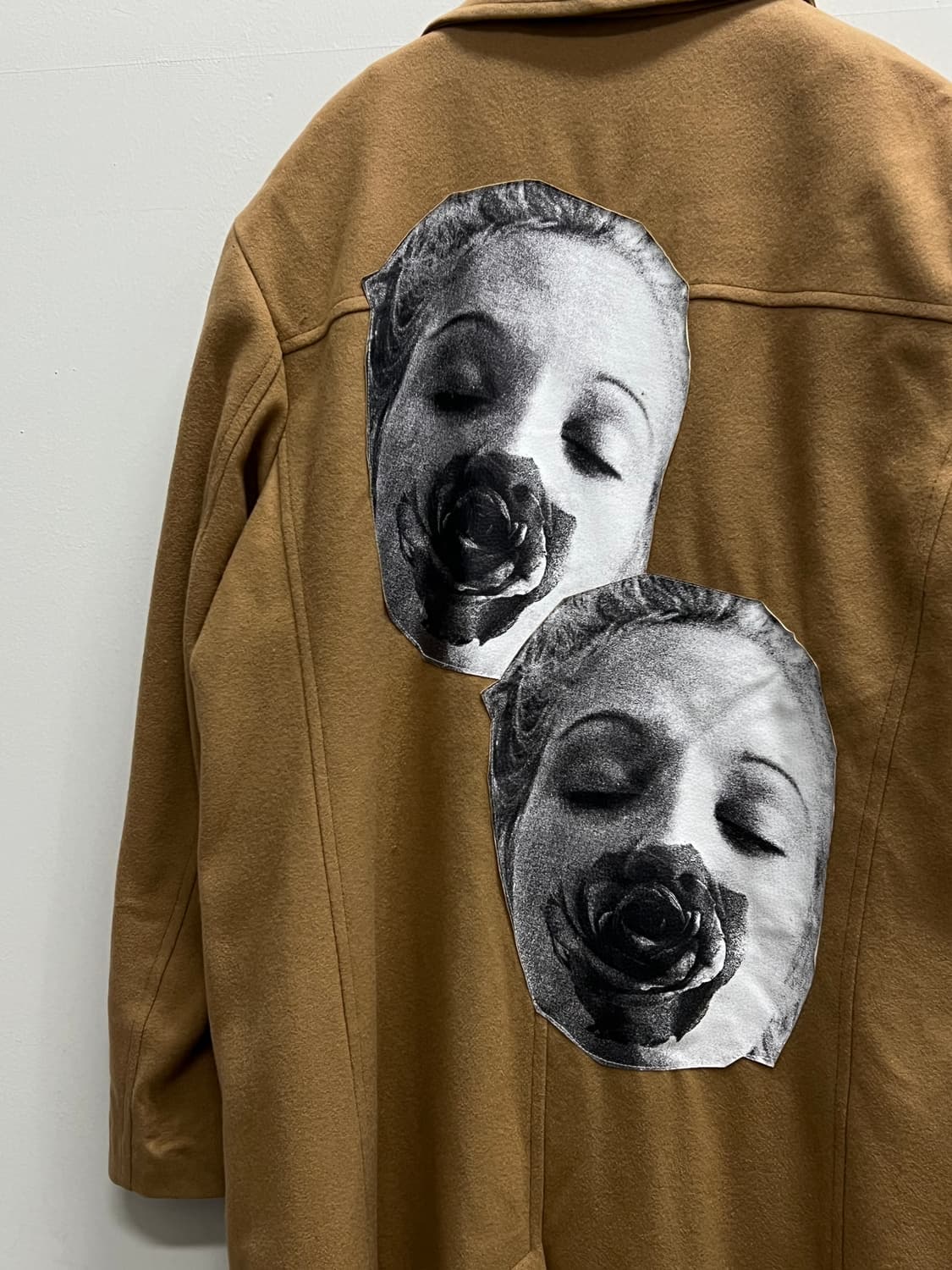 (S) MISBHV 2016 AW 패치워크 울캐시미어  롱 코트 베이지 상품이미지5