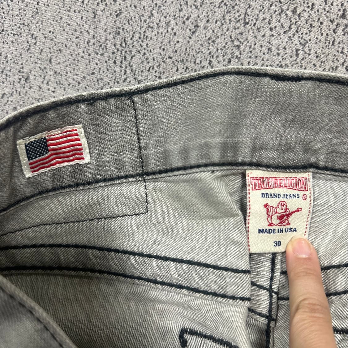 ✨ (바배) 트루릴리전 데님 팬츠 상품이미지6