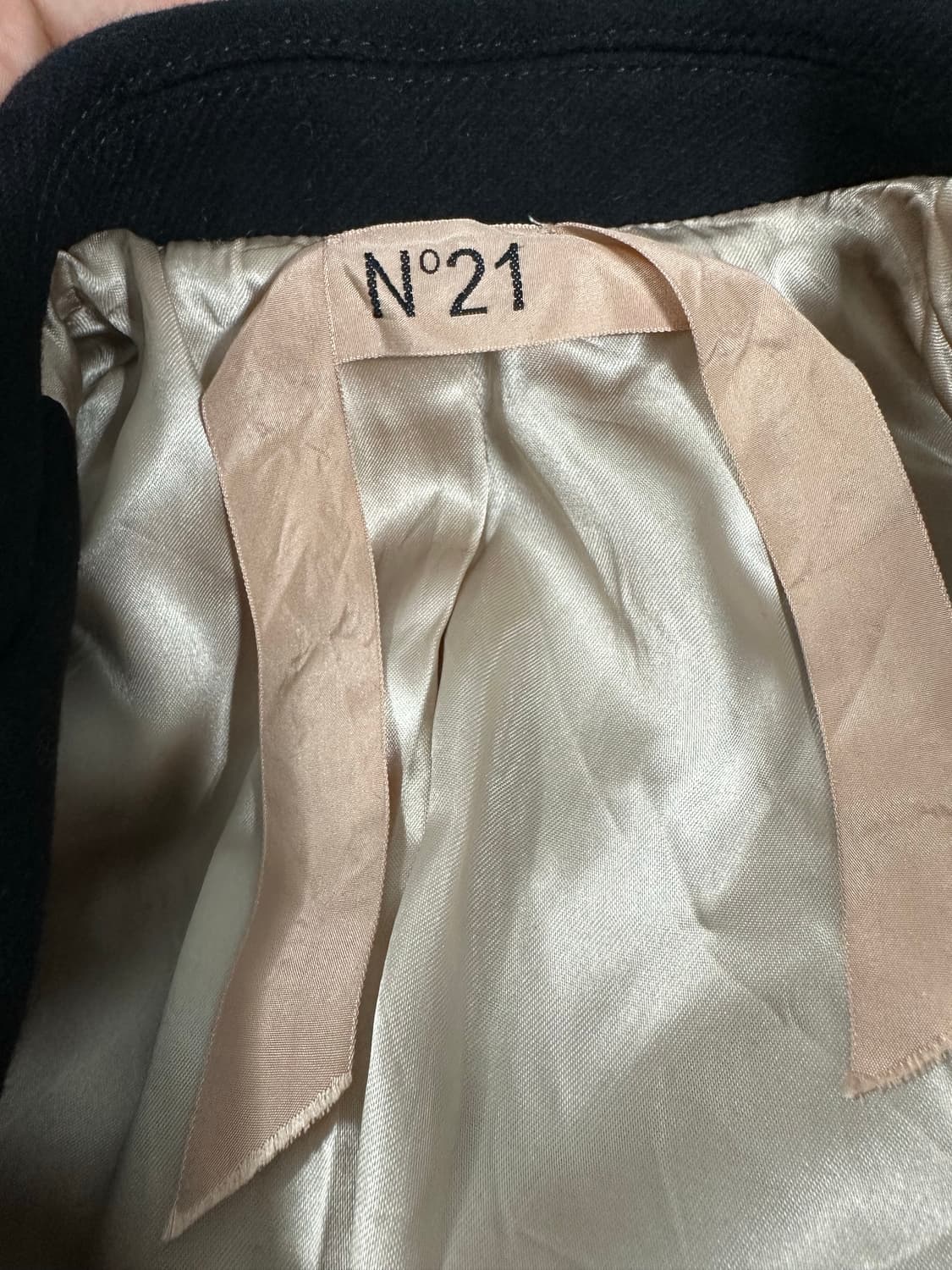N21 싱글 브레스티드 코트 상품이미지3