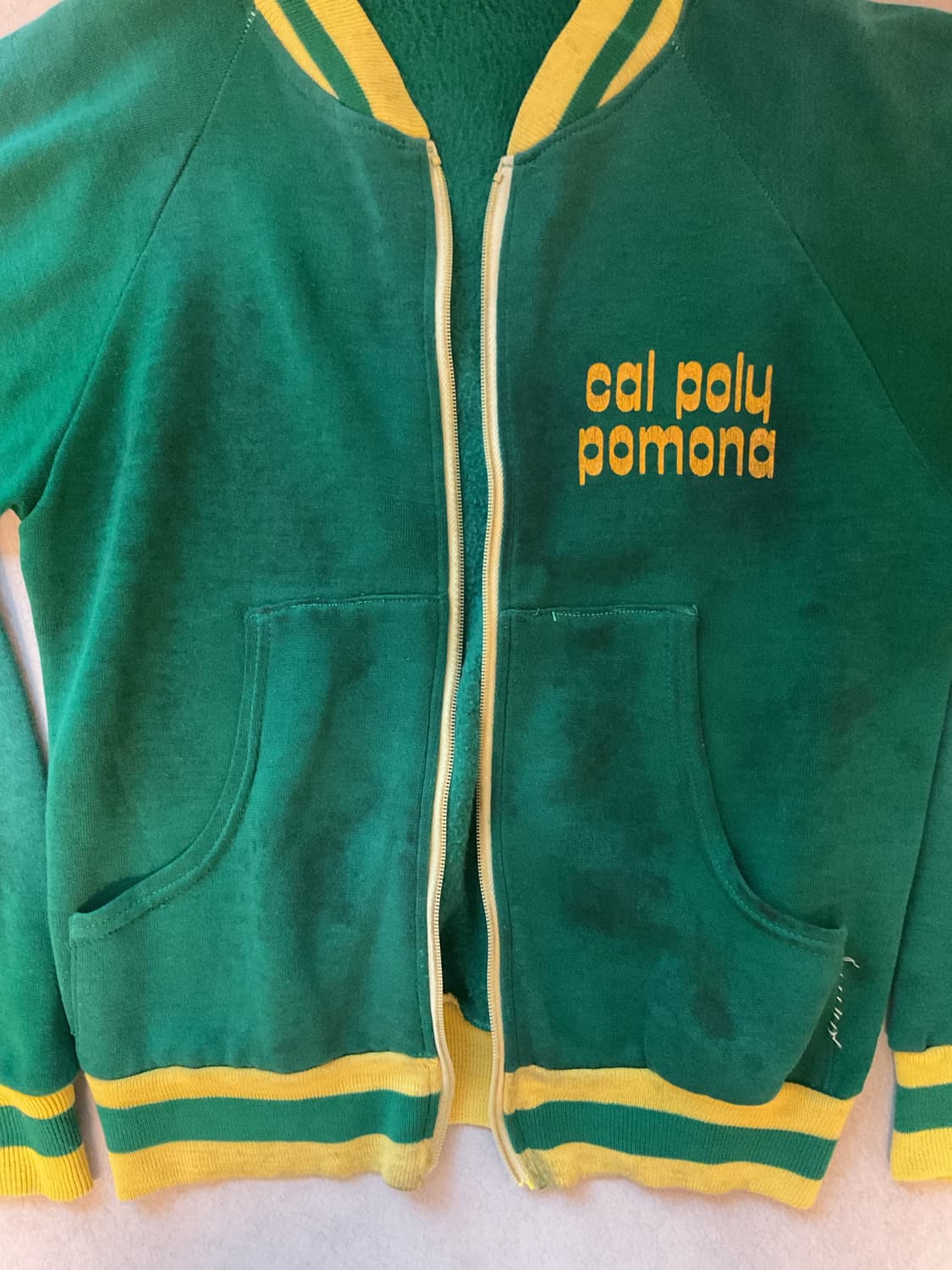 70s dirty washed sweat zip up 상품이미지4