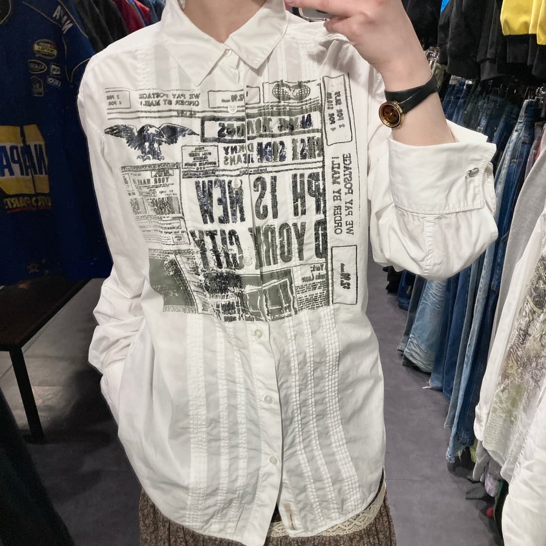 [IM] DKNY Jeans 그래픽 프린팅 셔츠 상품이미지3