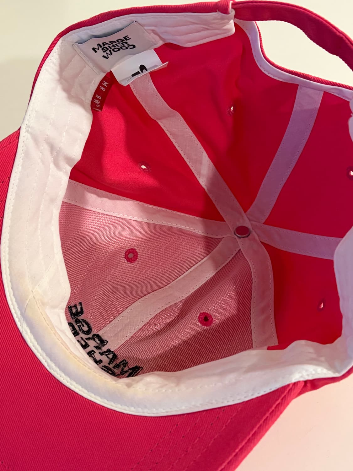 마지셔우드 볼캡 핑크 상품이미지2