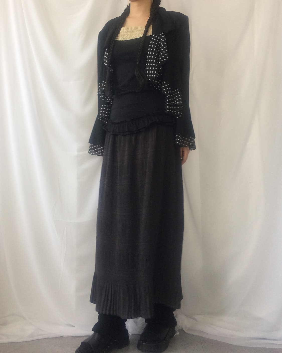 Pleats long skirt 상품이미지7