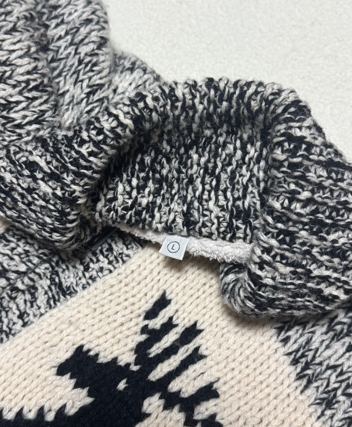 일본 유니클로 노르딕 순록 집업 상품이미지5