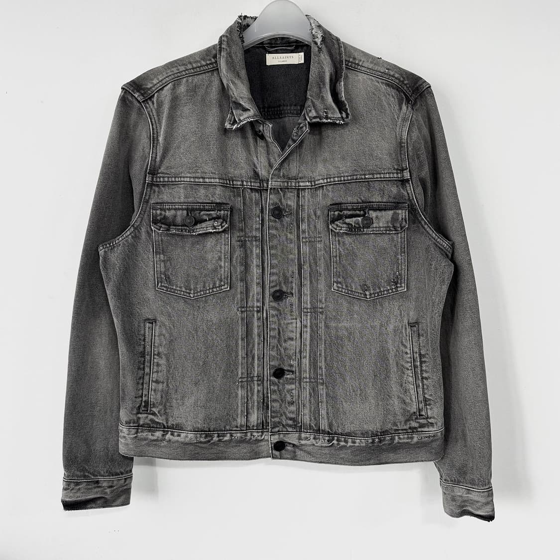 올세인츠 워싱 데님 자켓 XL 상품이미지3