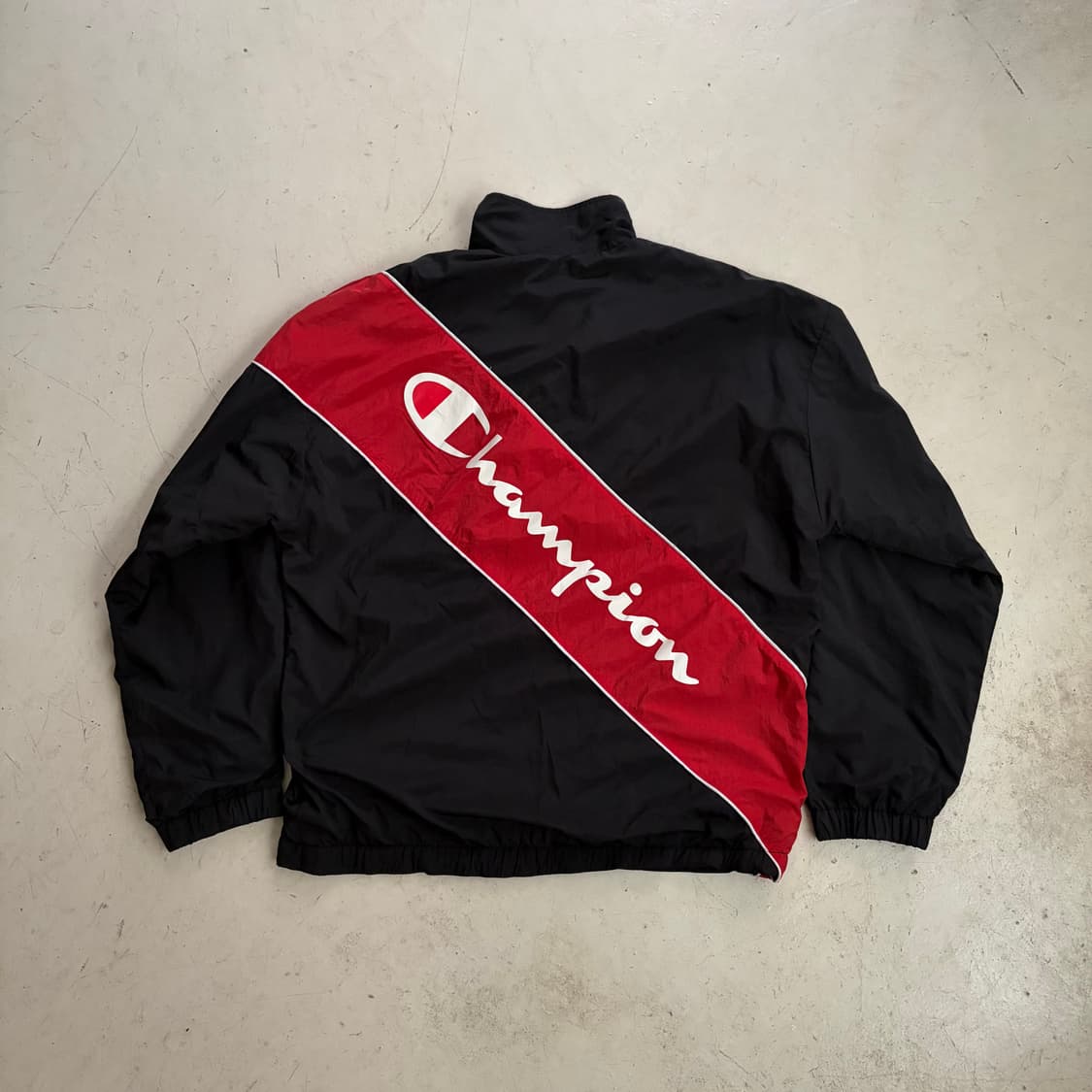 챔피온 빈티지 빅로고 나일론 트랙 자켓 XL 상품이미지9