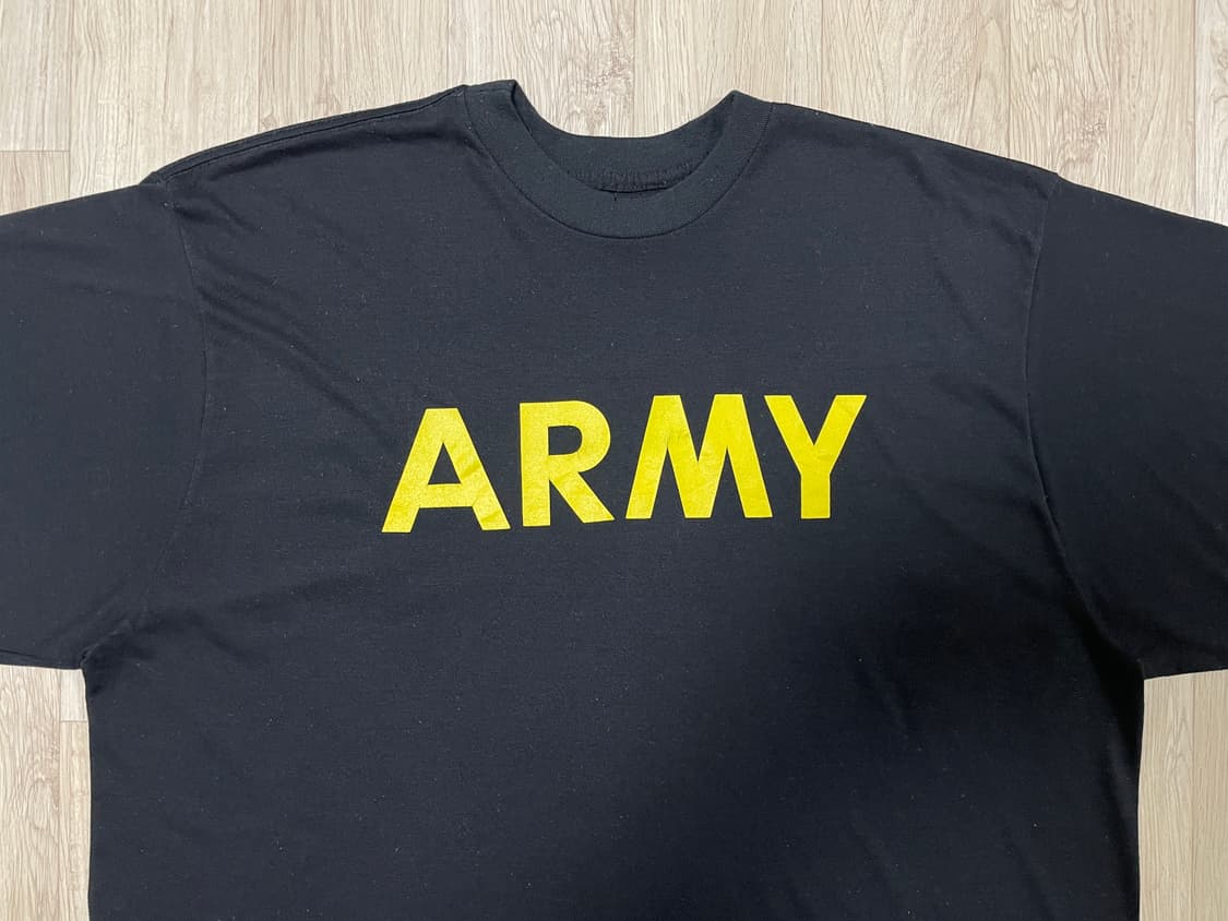 110) 미군 오리지널 ARMY 아미 기능성 반팔티(RRL&폴로&LVC) 상품이미지4