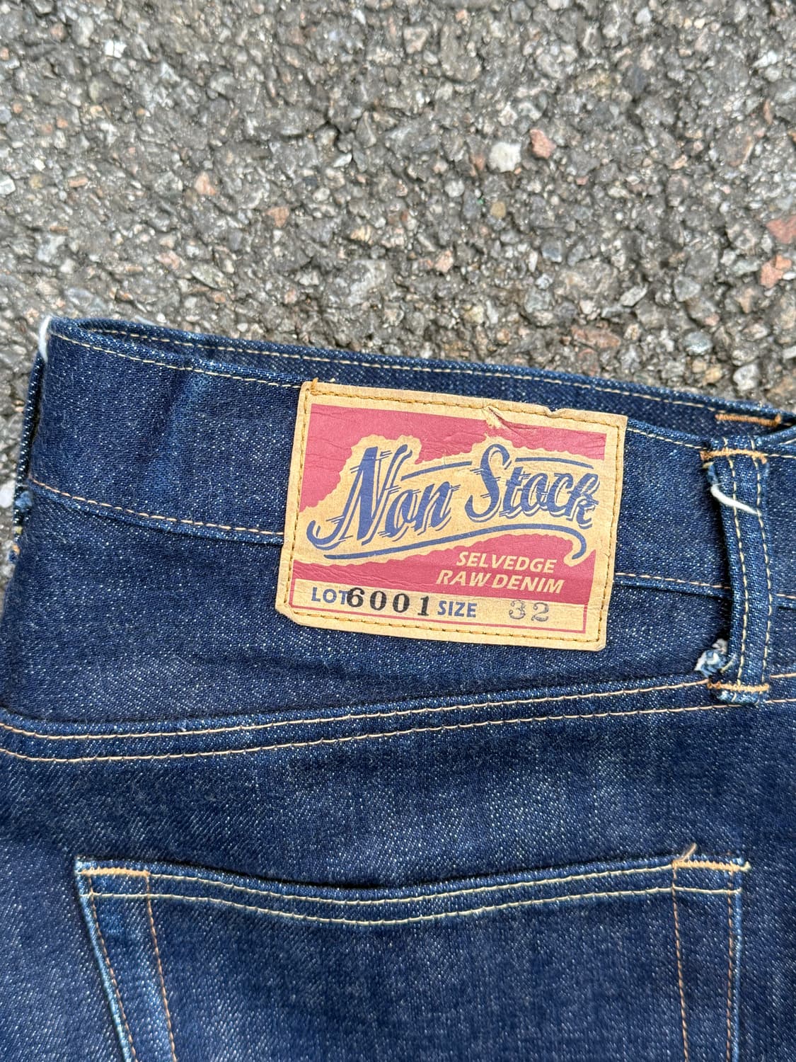 브론슨 논스탁 셀비지 로우 데님 팬츠 (Lot 6001) 상품이미지2