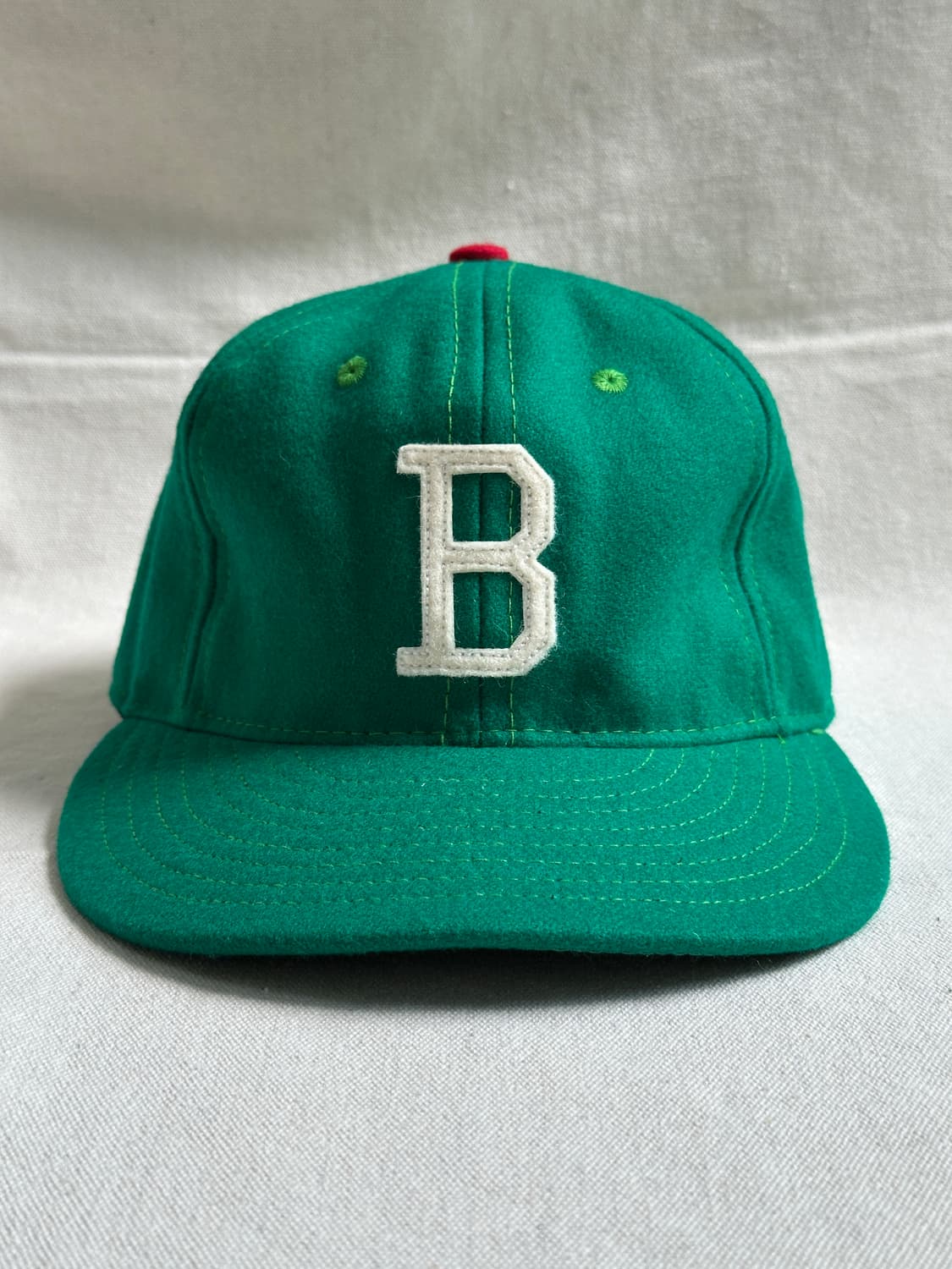 이벳필드 Made in USA 브라운즈빌 차로스 레더 스트랩 울 볼캡 상품이미지7