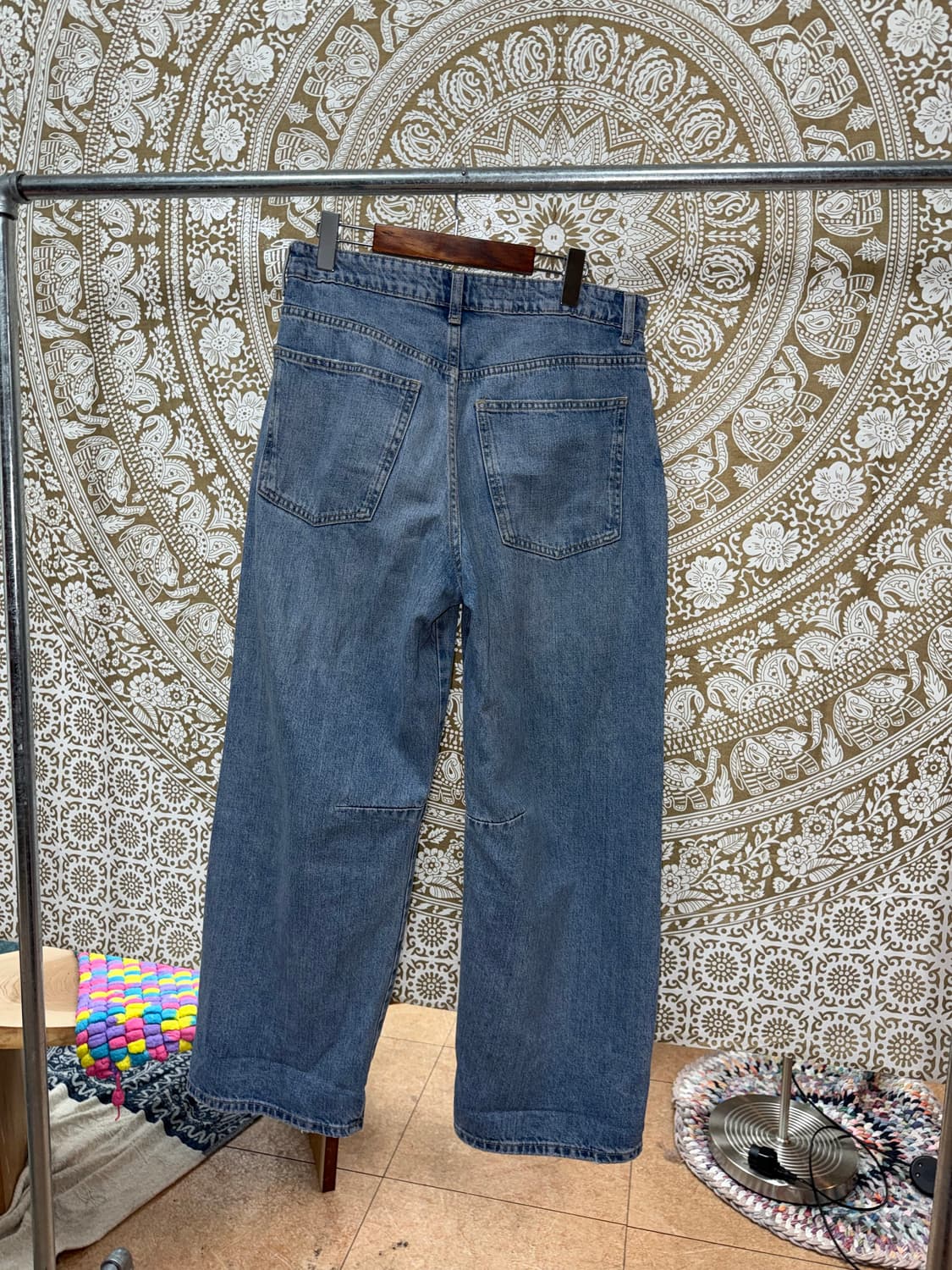 자라 연청 데님팬츠 상품이미지5