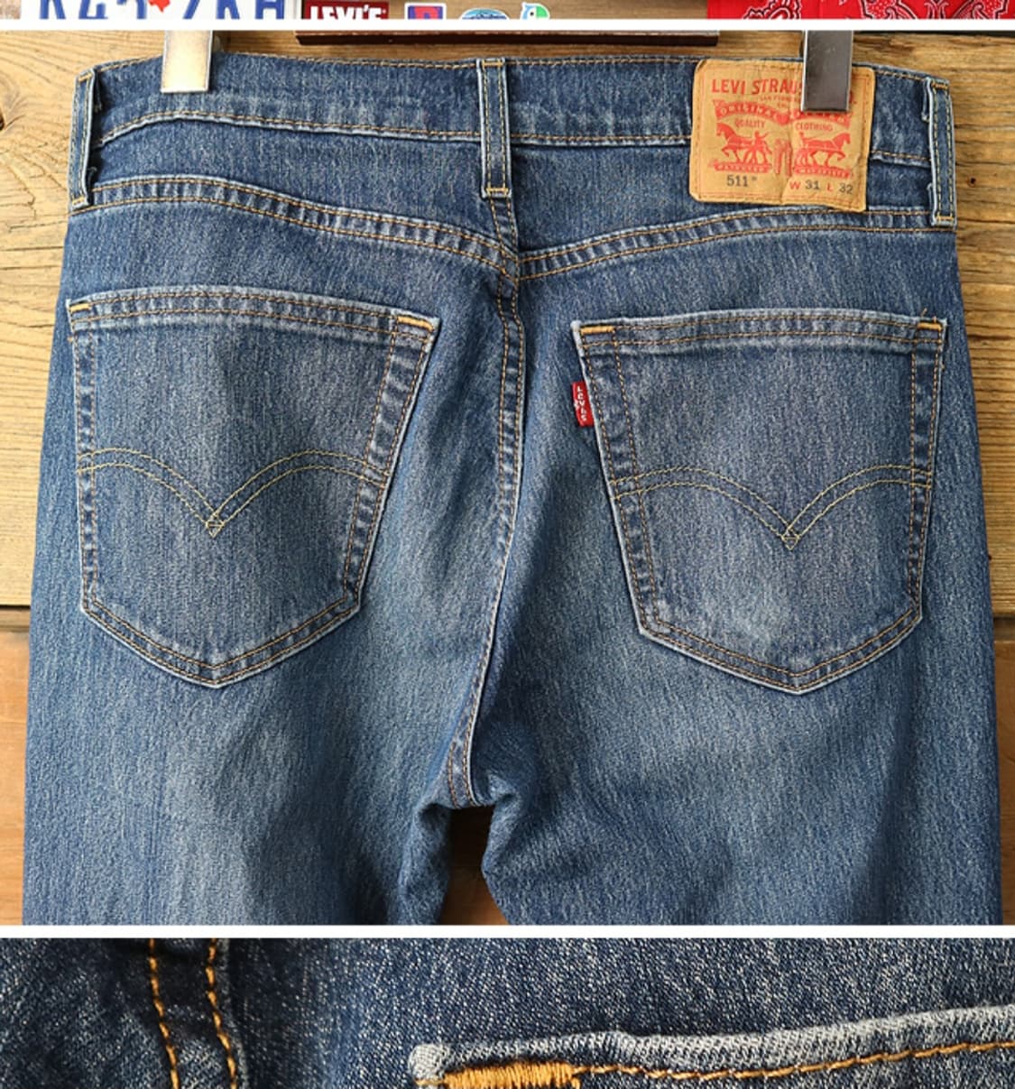 LEVIS 리바이스 511 쿨원단 워싱 가공 데님

30 상품이미지6