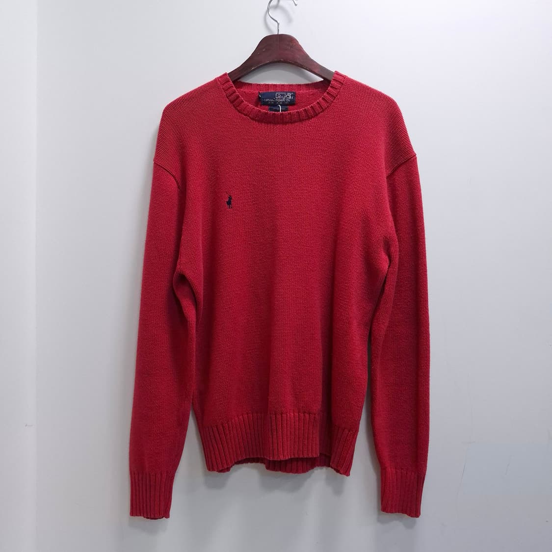 폴로랄프로렌 라운드 레드 니트 100 상품이미지1