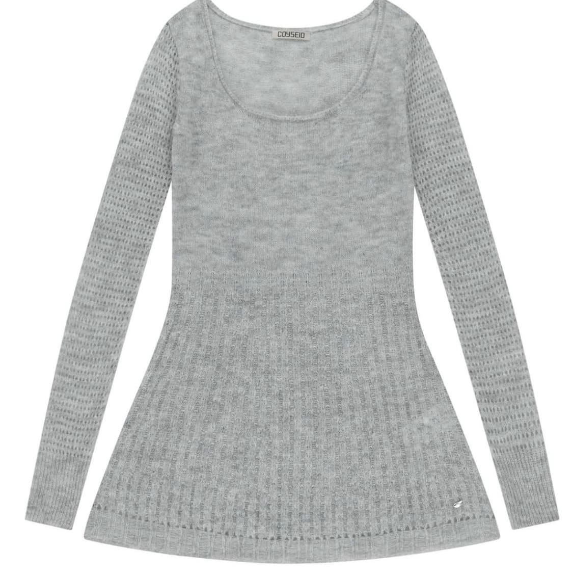 코이세이오 소프트 벨 니트 라이트 그레이 상품이미지1