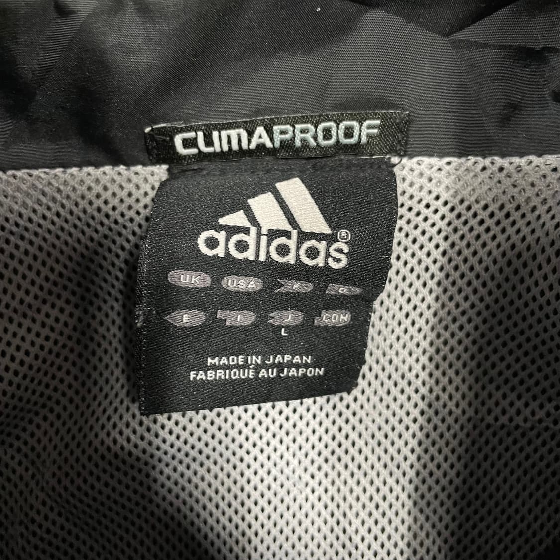 아디다스 블랙 바람막이 L  상품이미지5