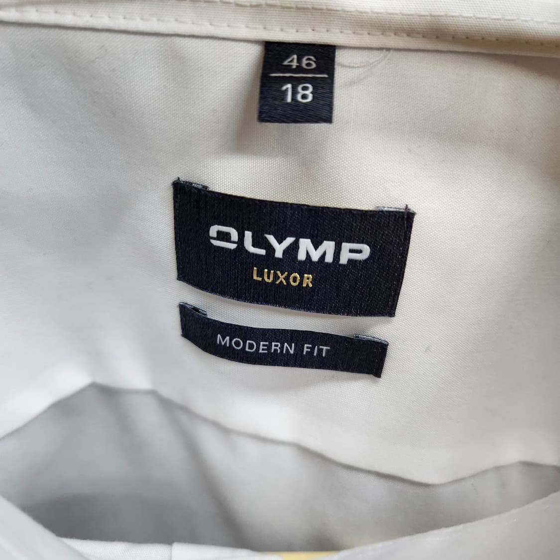 OLYMP 올림프 원포켓 모던핏 화이트 셔츠 2XL 상품이미지5