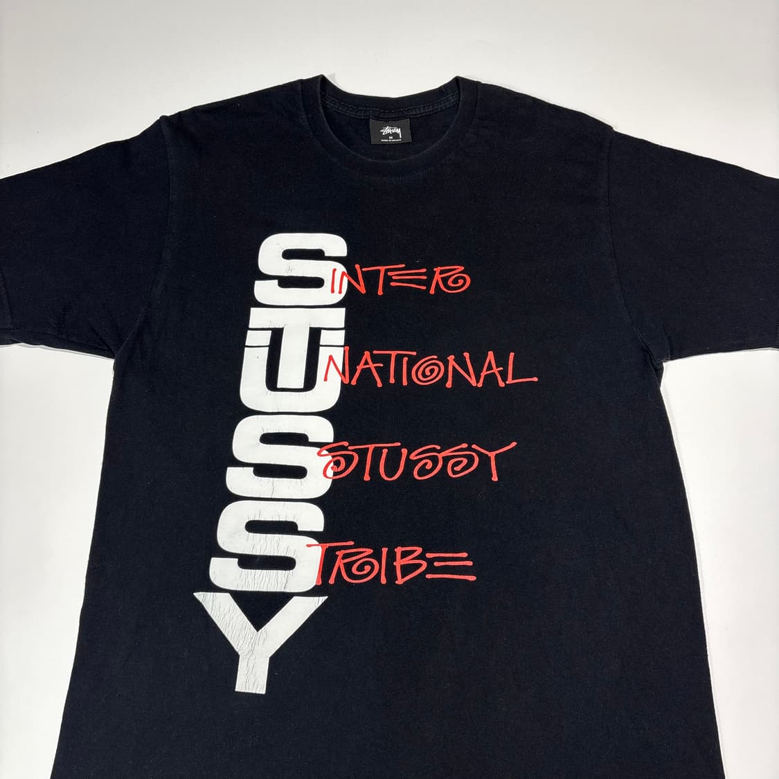 스투시 블랙 레터링 반팔 티셔츠 상품이미지2