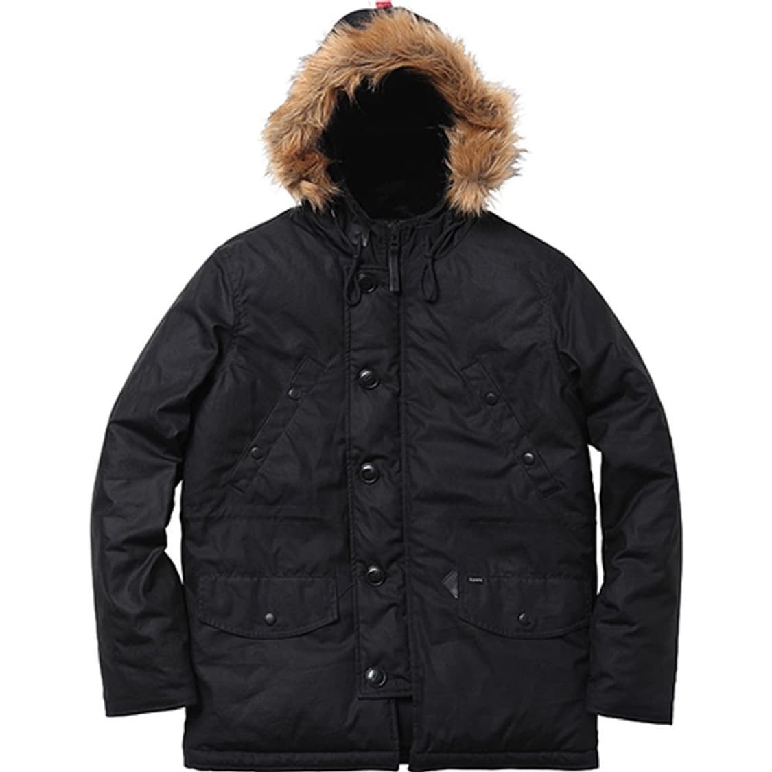 Supreme 슈프림 x 밀러레인 왁스 코튼 엔쓰리비 파카 블랙 상품이미지1