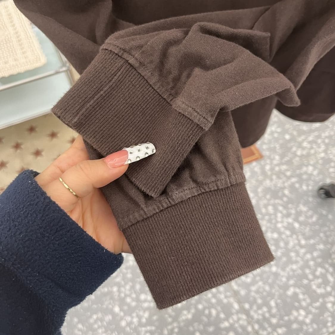 메종미네드 빈티지 캐주얼 레이어드 롱슬리브 S C10270 상품이미지7