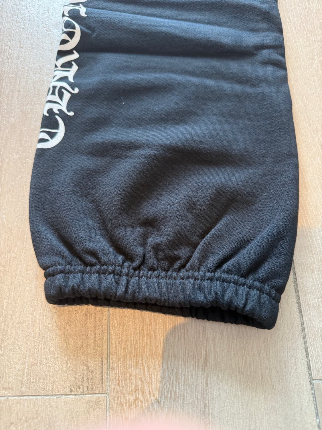 크롬하츠 스크롤 로고 스펠아웃 스웨트팬츠 블랙 L 상품이미지7