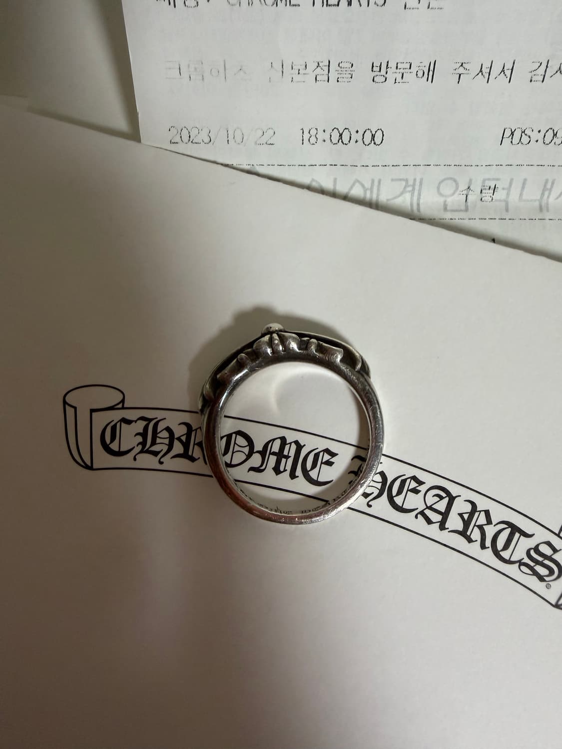 크롬하츠 베이비 플로랄링 US 9.5 판매합니다 상품이미지3