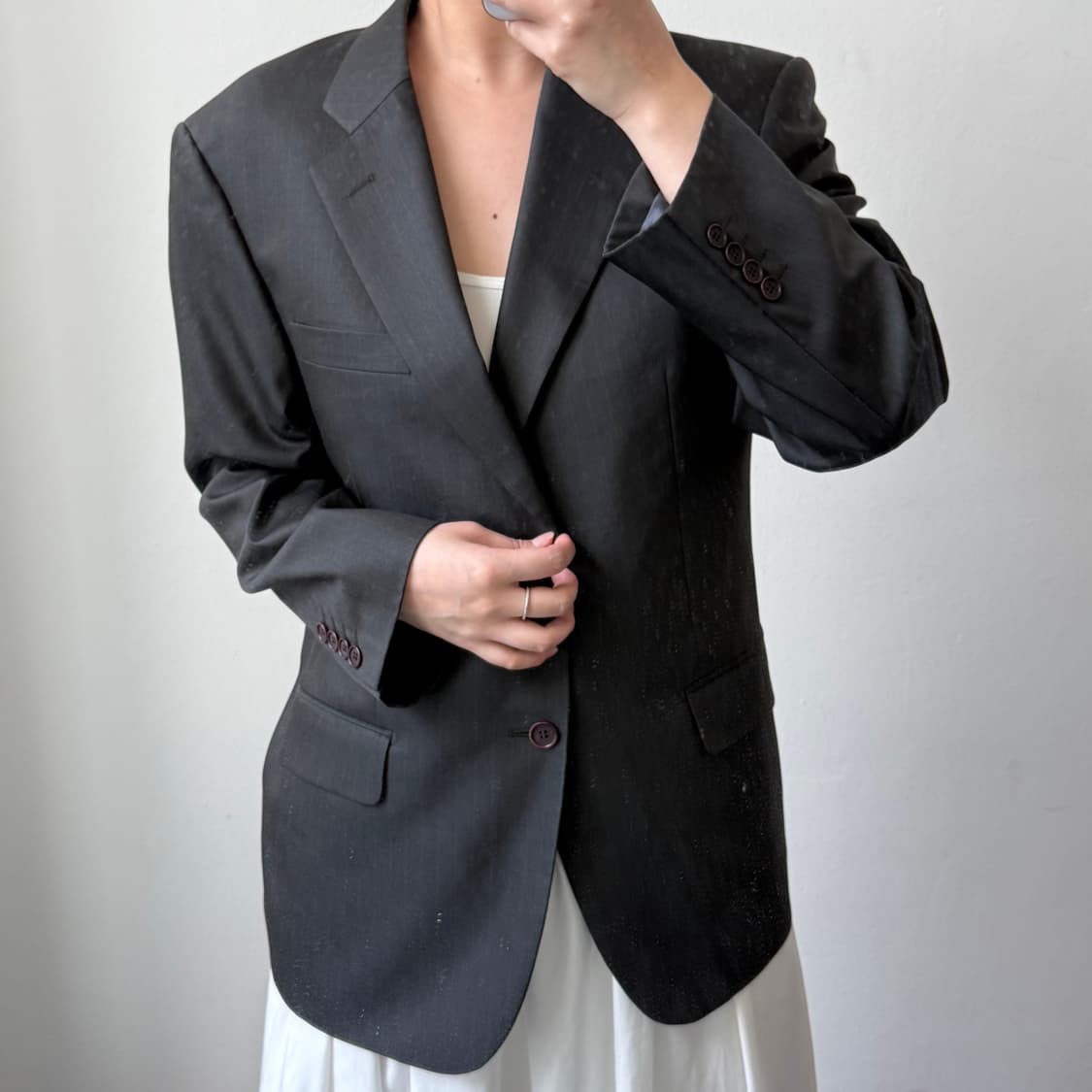 [70R] 지방시 스트라이프 울 블레이저 상품이미지2