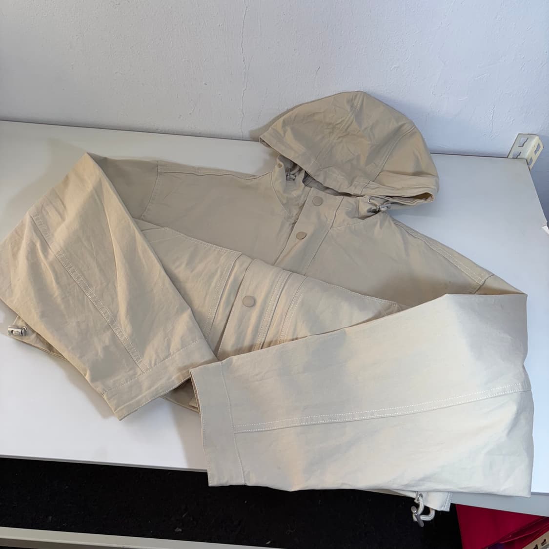 M 파르티멘토 연베이지 오버핏 후드자켓 상품이미지2