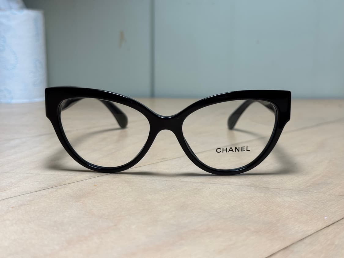 샤넬 하트 캣아이 안경 새상품 상품이미지4