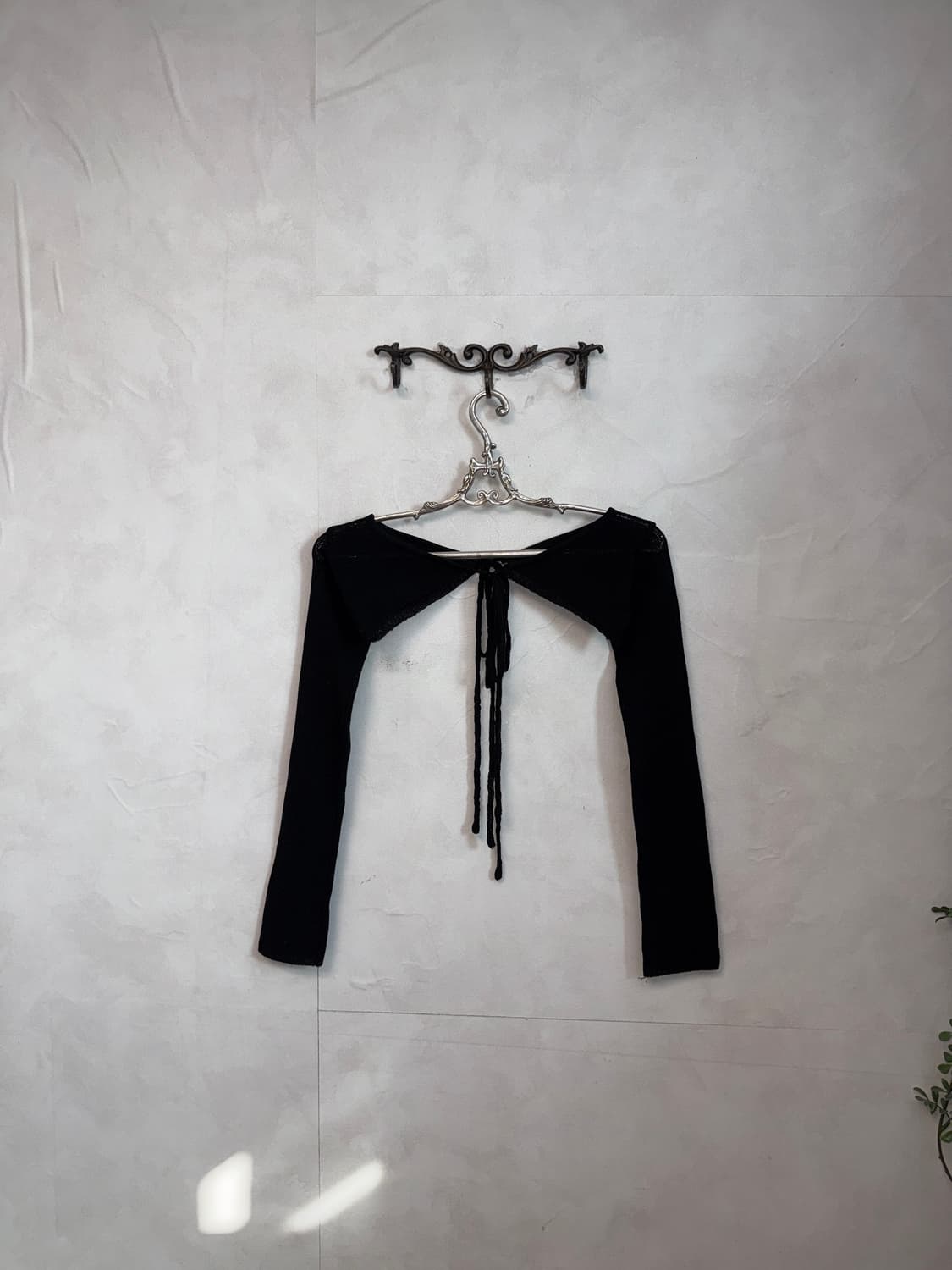 Black strap bolero cardigan  상품이미지4