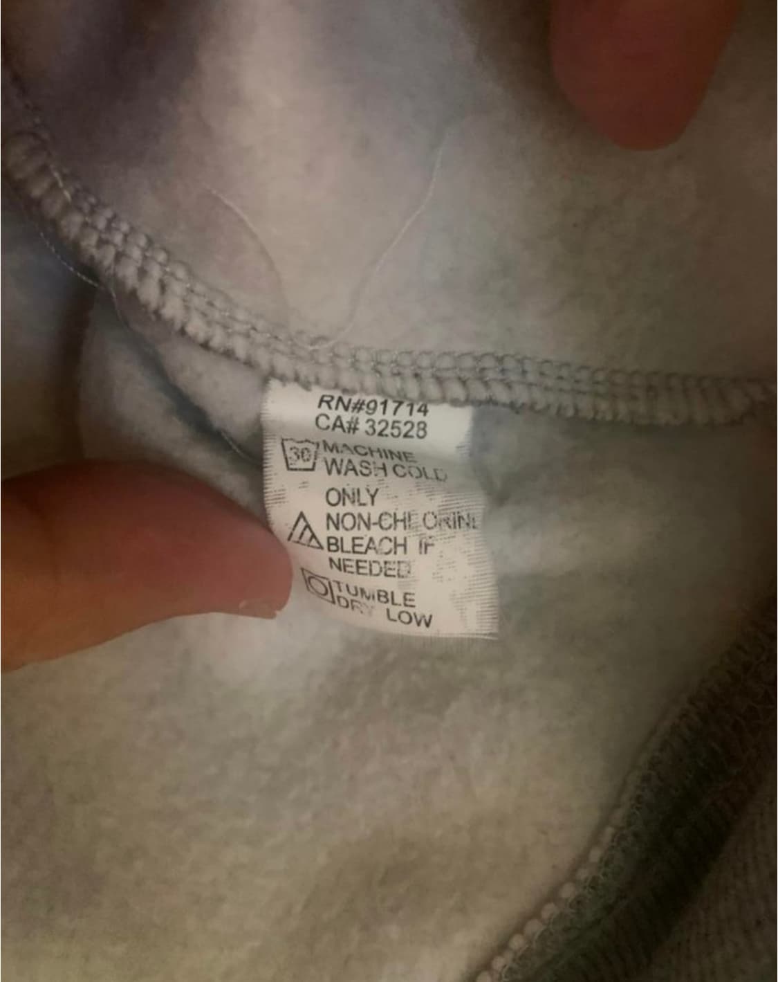 [L] 아메리칸아웃피터스 그레이 기모 후드 상품이미지3