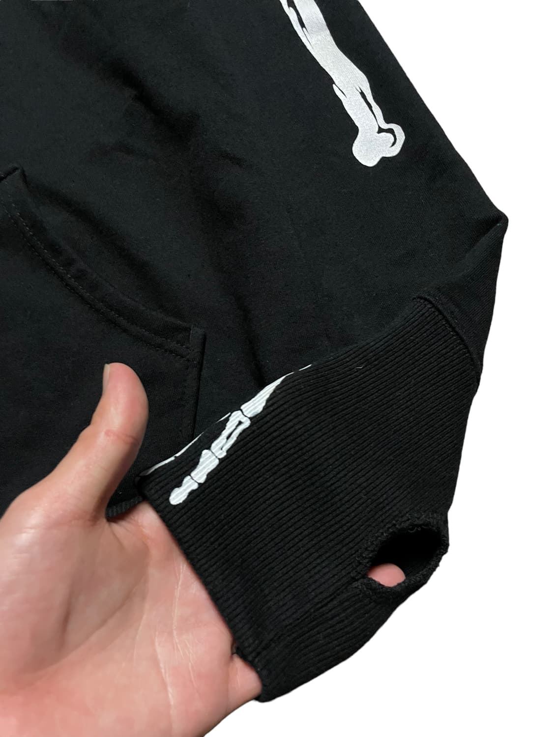 JPN 풀 집업 스켈레톤 후디 상품이미지4