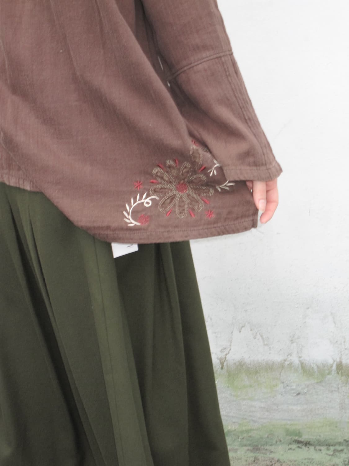 브라운 보호 블라우스  상품이미지9
