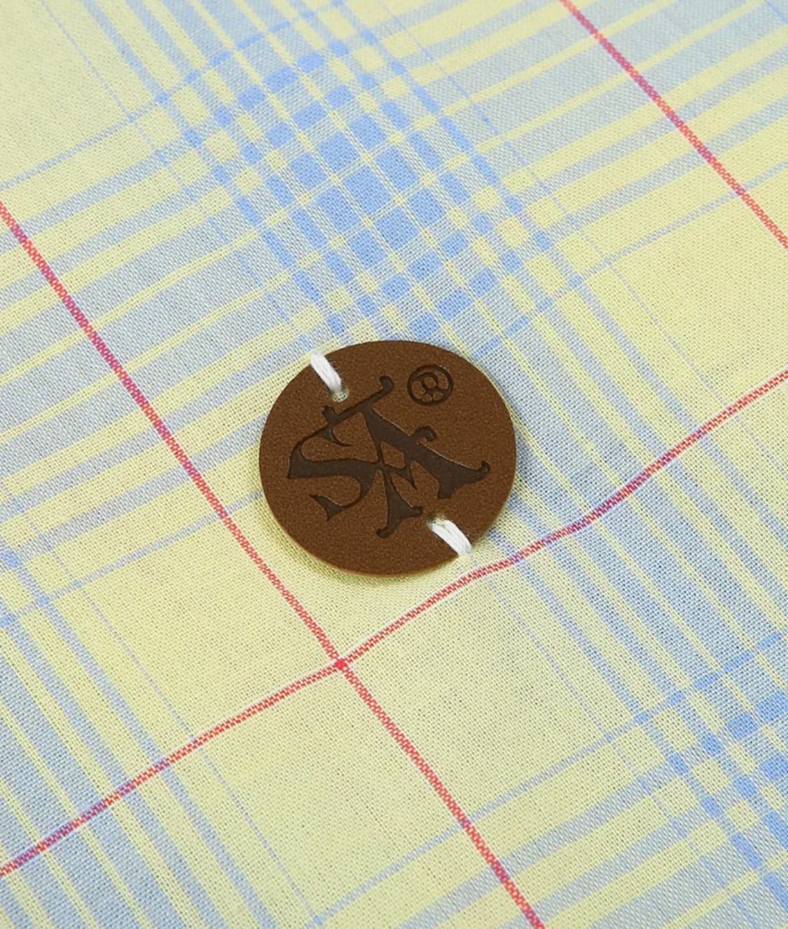 슬로우애시드 썸머 라이트 체크 셔츠 레몬 M 상품이미지2