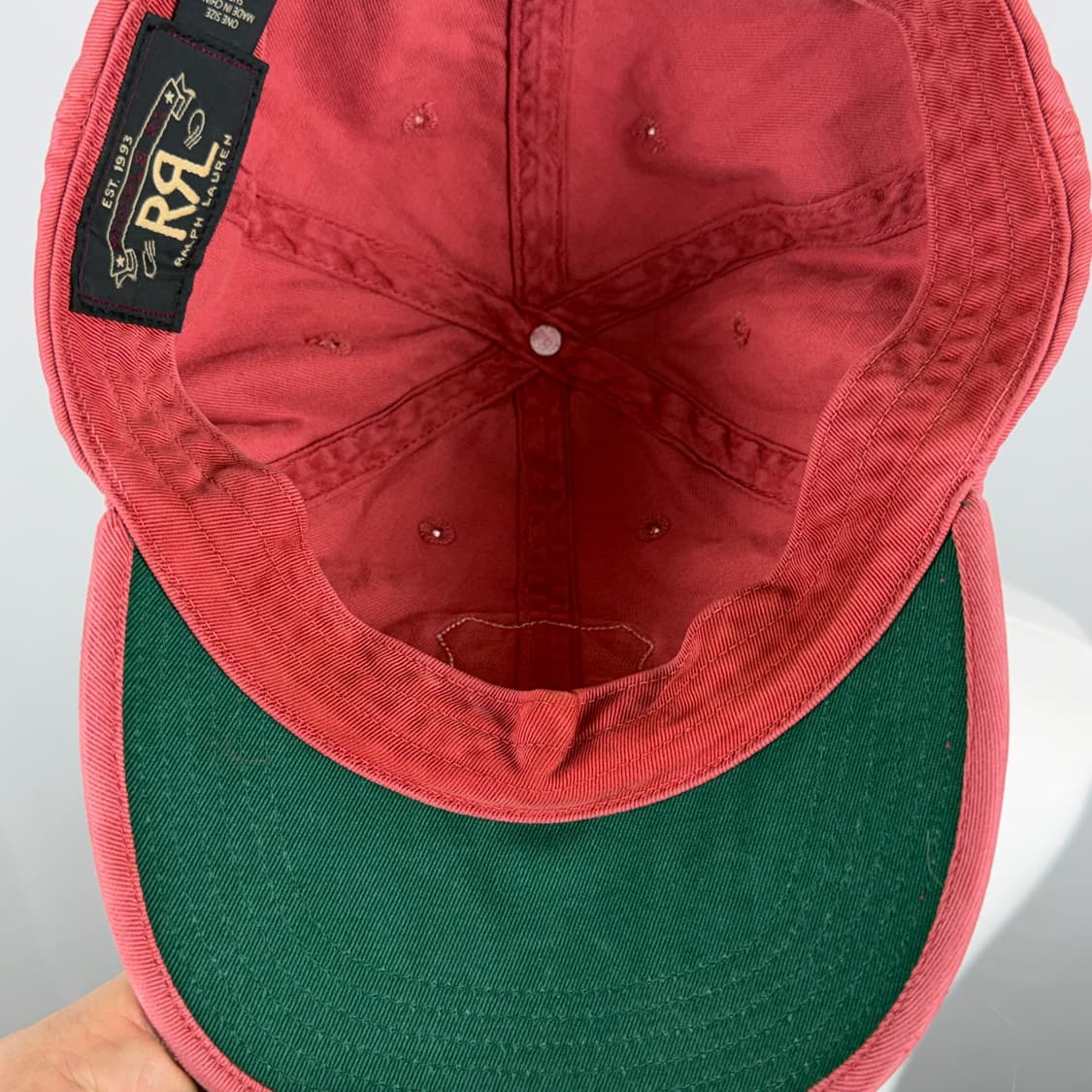 RRL]더블알엘 방패 볼캡 빈티지레드 컬러 DoubleRL 쉴드 볼캡 상품이미지5