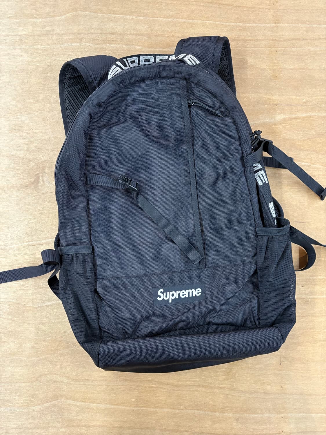 18SS Supreme Black Backpack 상품이미지1